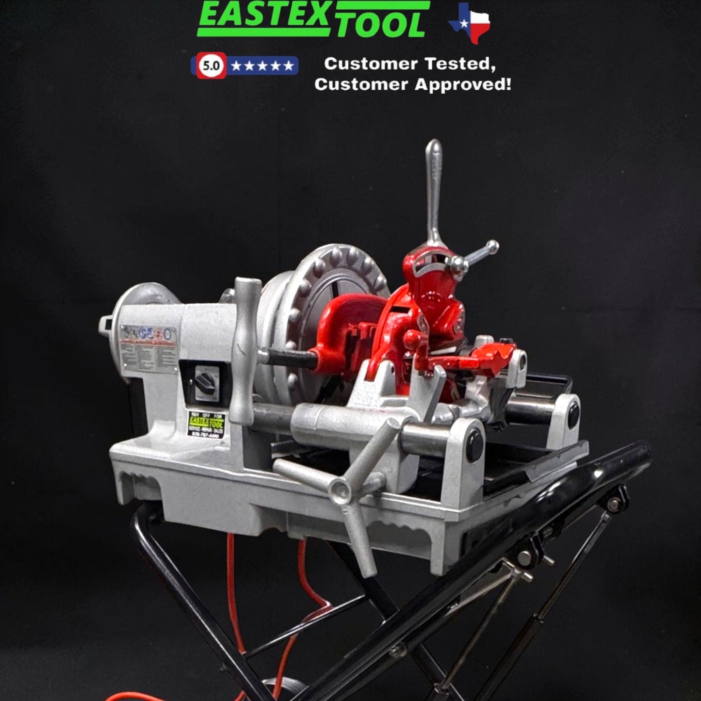 RIDGID 66947 , 300 COMPACT PIPE THREADING MACHINE WITH STAND