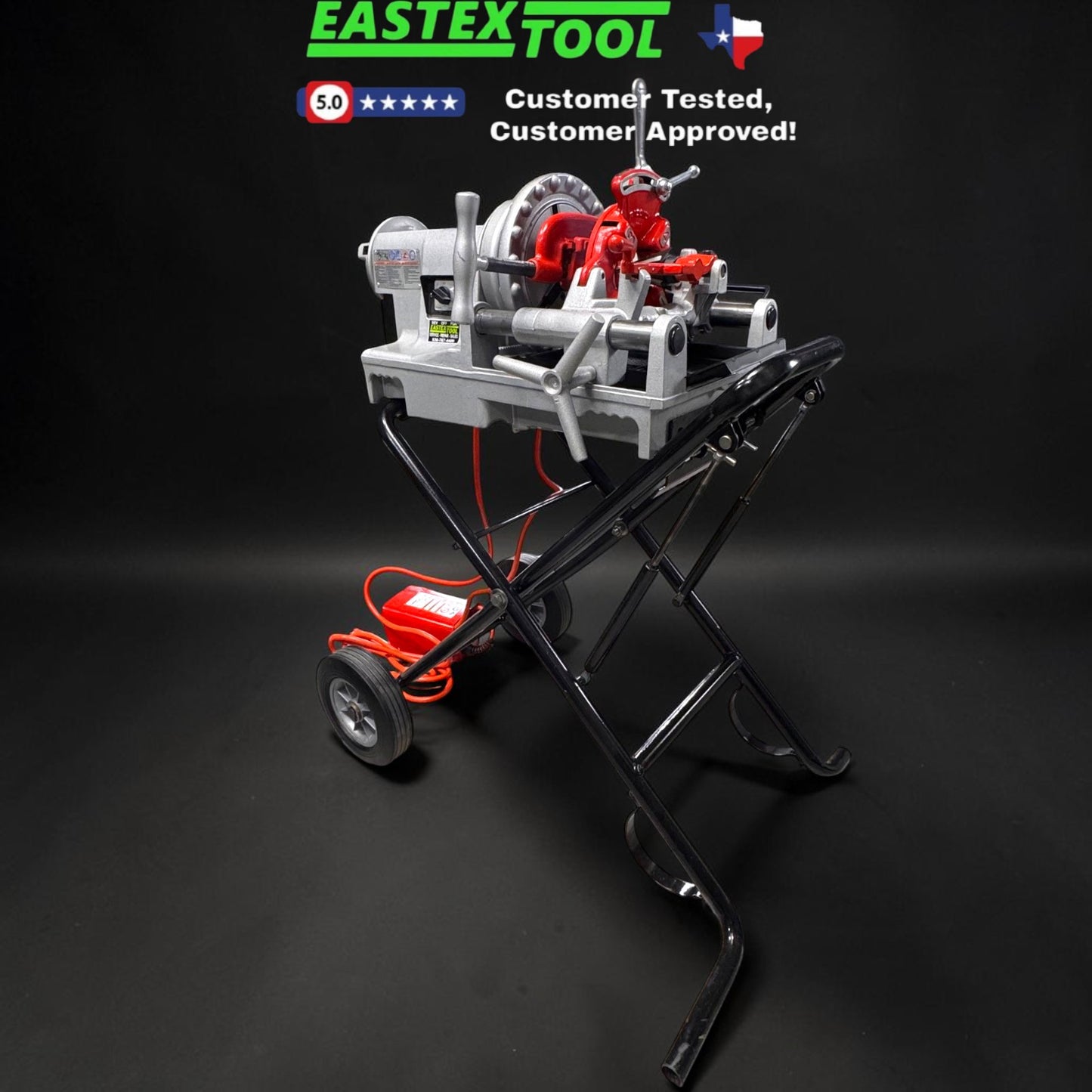 RIDGID 66947 , 300 COMPACT PIPE THREADING MACHINE WITH STAND