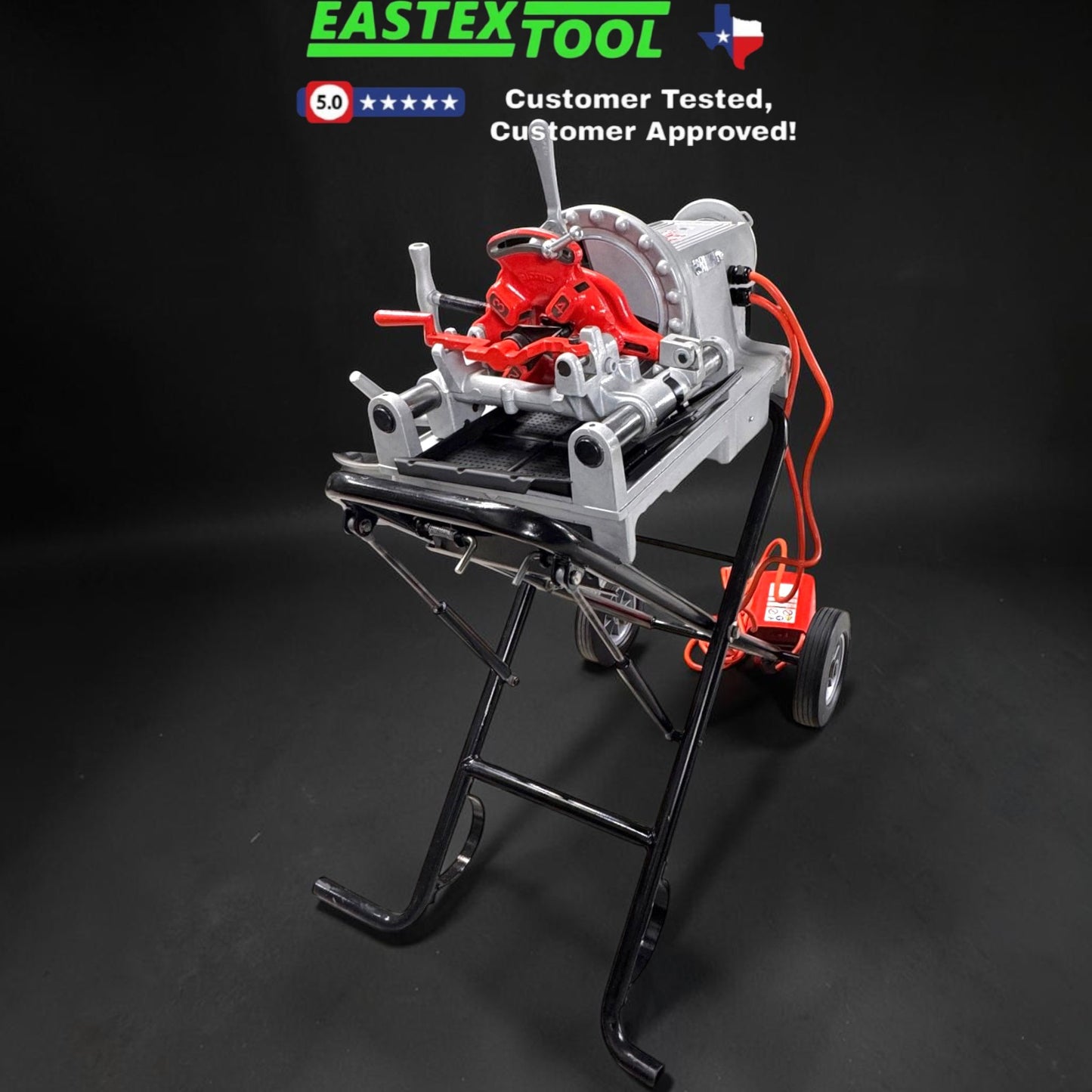 RIDGID 66947 , 300 COMPACT PIPE THREADING MACHINE WITH STAND