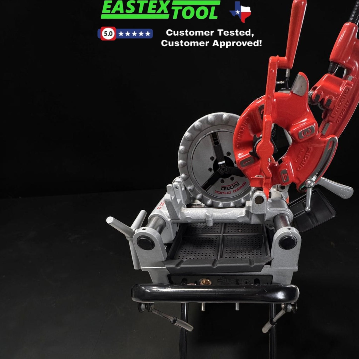 RIDGID 66947 , 300 COMPACT PIPE THREADING MACHINE WITH STAND