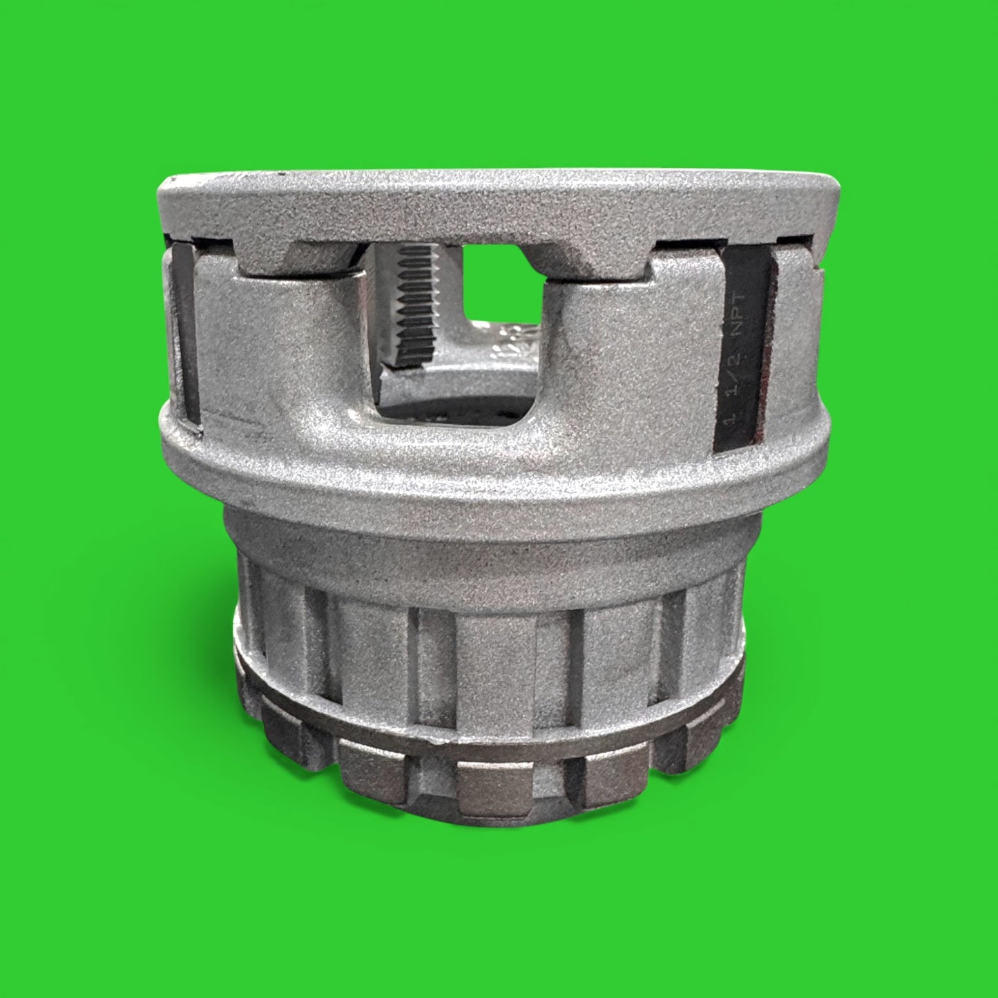 Ridgid 12r Manual Ratchet HS Plastic Coated Pipe Die set, 1/2" to 2" Metal Case 55207