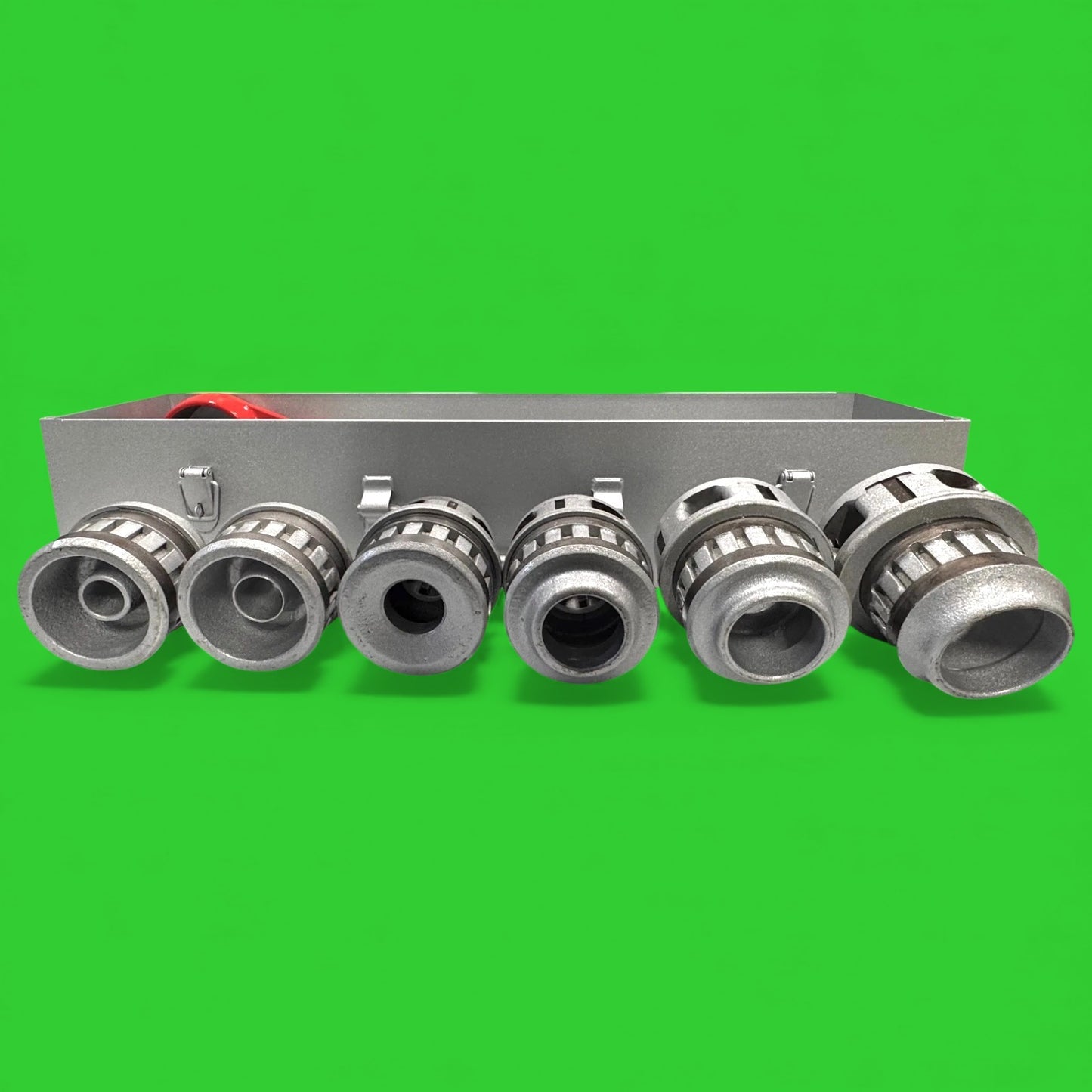 Ridgid 12r Manual Ratchet HS Plastic Coated Pipe Die set, 1/2" to 2" Metal Case 55207