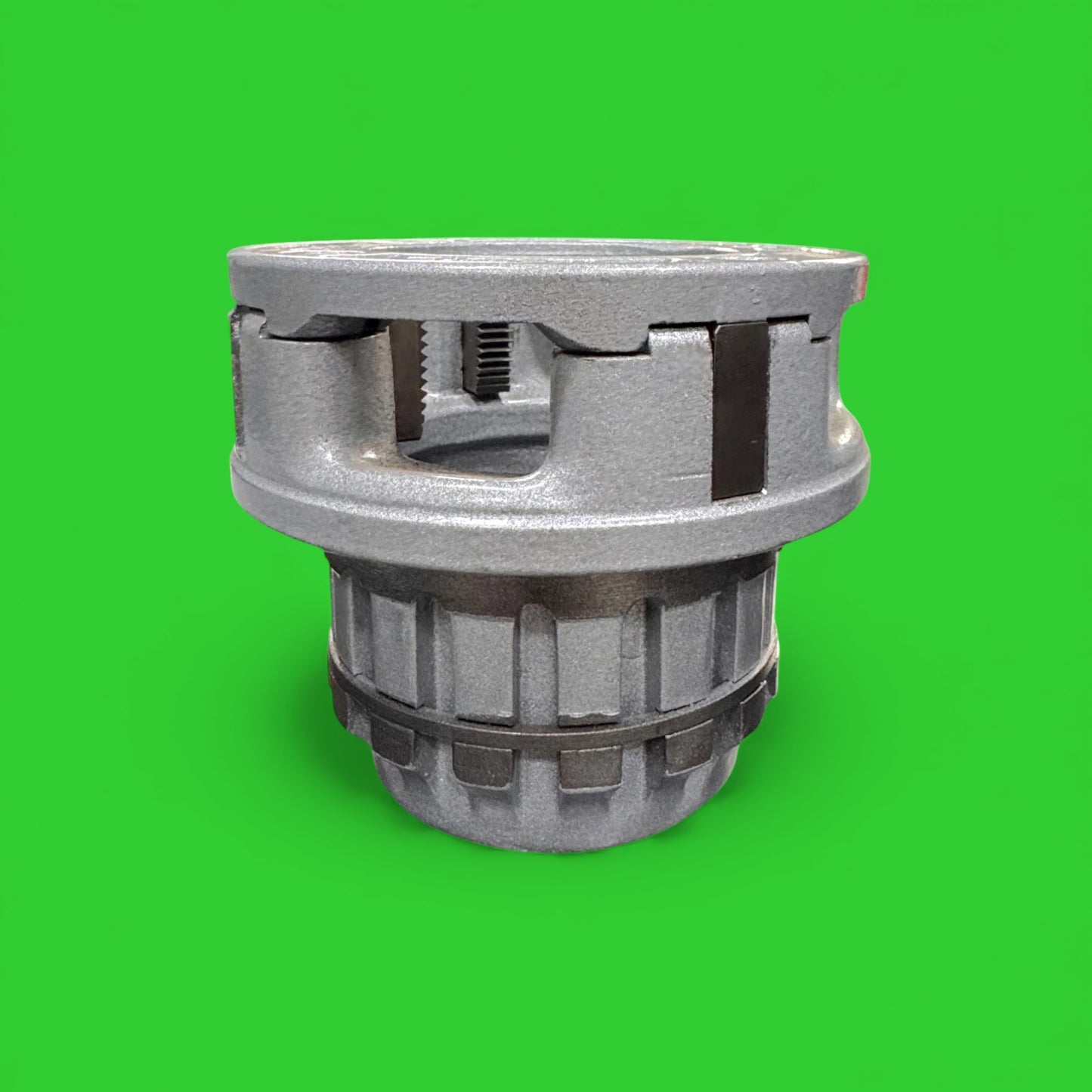 Ridgid 12r Manual Ratchet HS Plastic Coated Pipe Die set, 1/2" to 2" Metal Case 55207