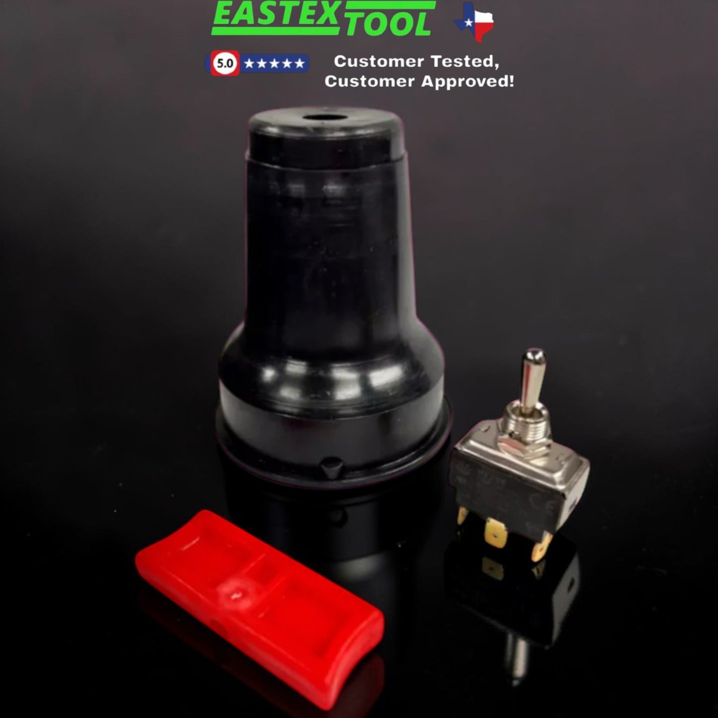 TOGGLE SWITCH, SWITCH LINER, & BUTTON SWITCH KIT FOR RIDGID 700 PIPE THREADER