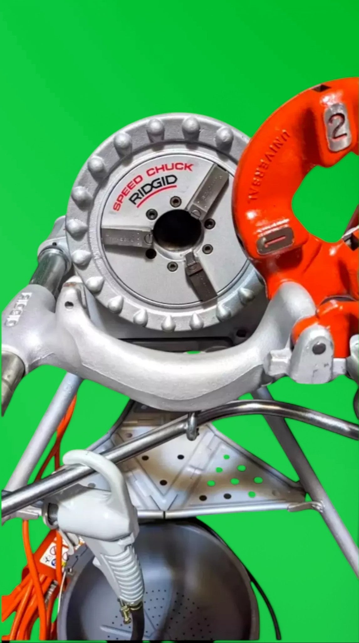 RIDGID 300 PIPE THREADING MACHINE COMPLETE (38 RPM)