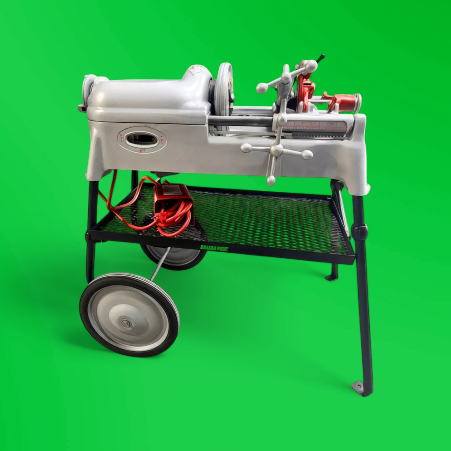 RIDGID 535 V1 PIPE THREADER, COMPLETE WITH STAND.